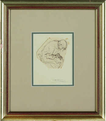 Маковский Владимир Егорович. Сидящий мужчина